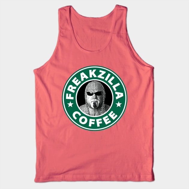 Freakzilla Coffee Tank Top by hitman514